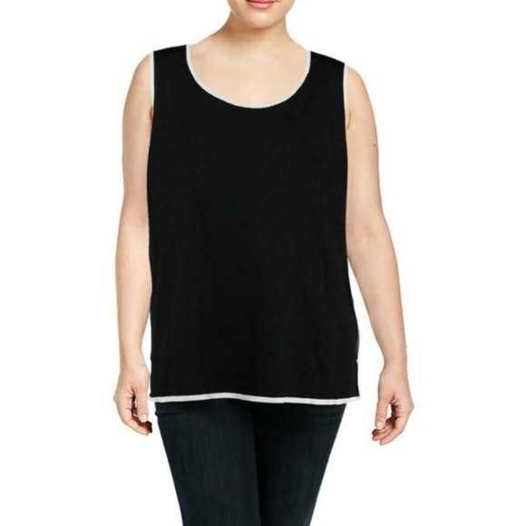 Ralph Lauren Sleeveless Knit Tank Top Blouse Size 2X NWT - Picture 1 of 7